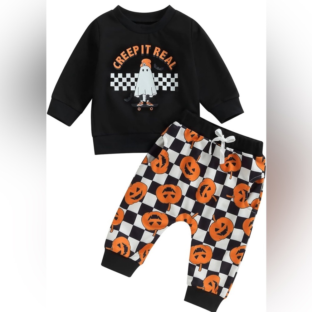 Creep It Real Halloween Matching Set